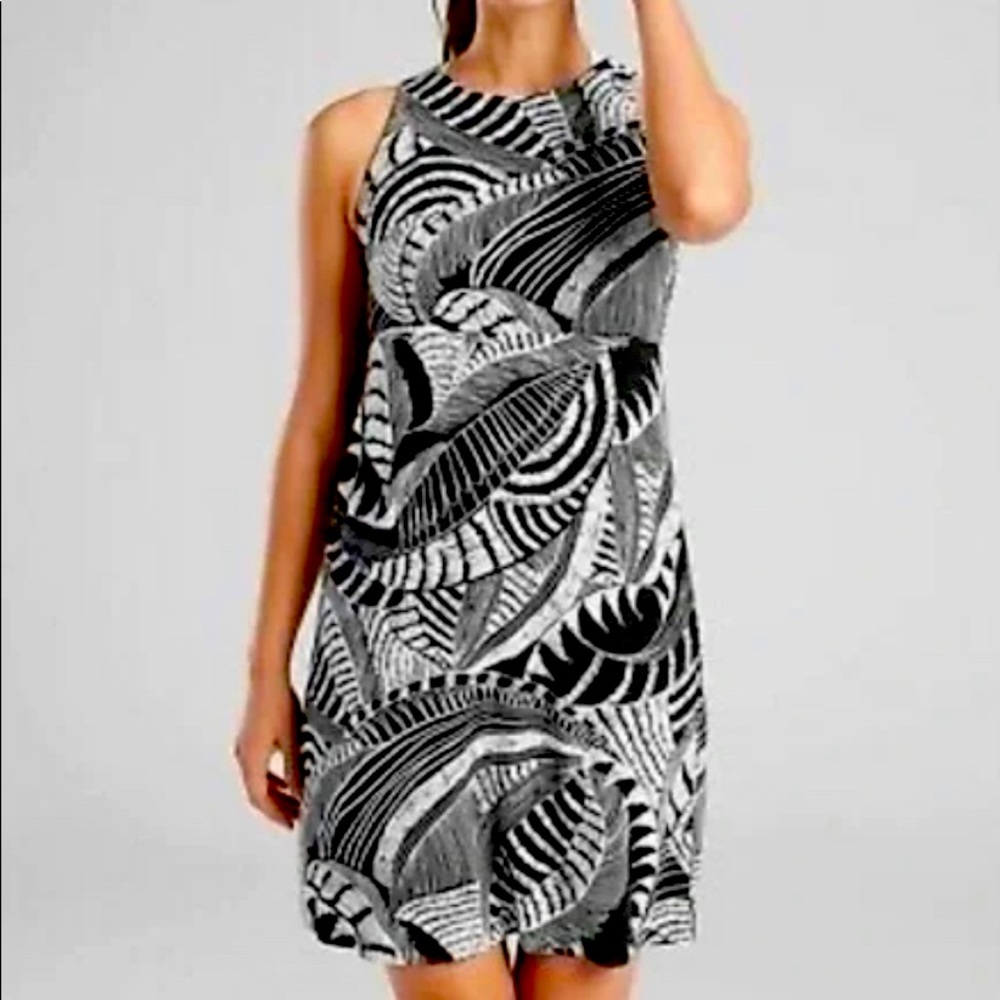 Athleta Santorini Printed High Neck Dress - XL Tall